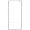 vidaXL Sprchov&aacute; z&aacute;stěna walk-in stř&iacute;brn&aacute; 90 x 195 cm čir&eacute; ESG sklo