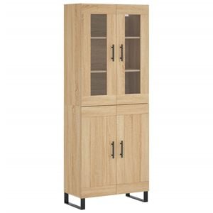 vidaXL Skř&iacute;ň highboard dub sonoma 69,5 x 34 x 180 cm kompozitn&iacute; dřevo