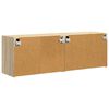 vidaXL TV wall cabinet N&aacute;stěnn&yacute; 2 pcs Sonoma dub 59,5 x 31 x 40 cm