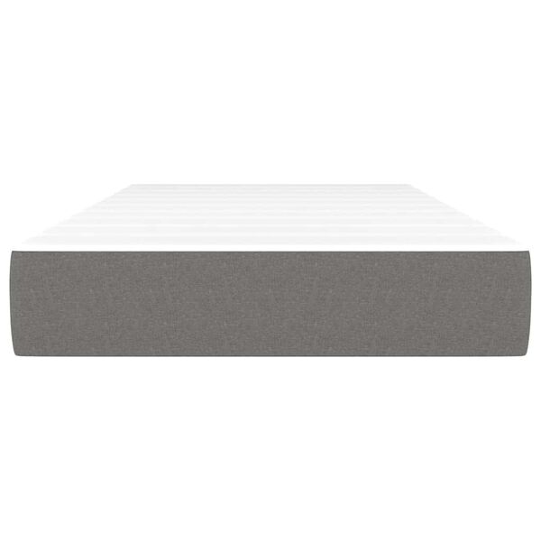 vidaXL Taštičková matrace pro děti tmavě šedá 80 x 160 cm textil