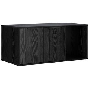 vidaXL N&aacute;bytek pro kočič&iacute; přepravku Čern&yacute; dub 100 x 49 x 45 cm
