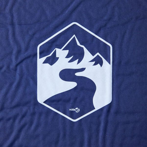 vidaXL Samonafukovac&iacute; kempingov&aacute; matrace pol&scaron;t&aacute;ř 1 osoba tmavě modr&aacute;