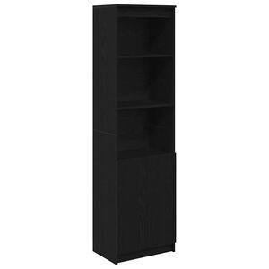 vidaXL Vysok&aacute; deska Čern&yacute; dub 50x35x180 cm Dřevěn&aacute; konstrukce