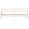vidaXL Válenda bez matrace bílá 75x190 cm masivní borovice