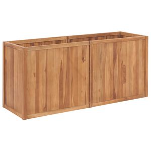 vidaXL Vyv&yacute;&scaron;en&yacute; z&aacute;hon 150 x 50 x 70 cm masivn&iacute; teakov&eacute; dřevo