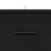 vidaXL Nočn&iacute; skř&iacute;ňka Čern&aacute; 38 x 38 x 66 cm Kompozitn&iacute; dřevo