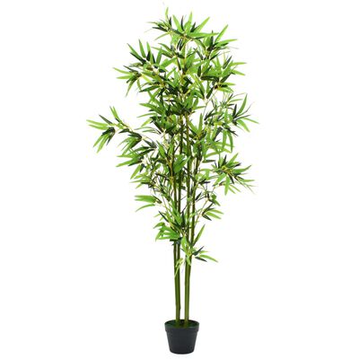 vidaXL Umělá rostlina bambus s květináčem 175 cm zelená