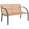 vidaXL Zahradn&iacute; lavice 120 cm dřevo a železo