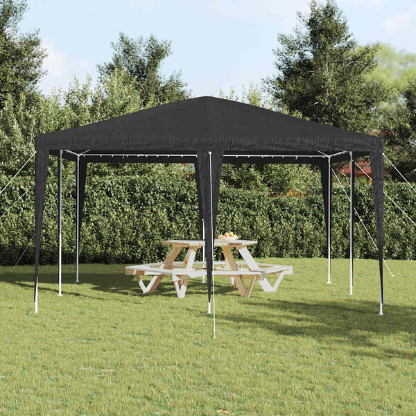 vidaXL Party Stan Antracit 400 x 400 x 266 cm Polyethylen a ocel