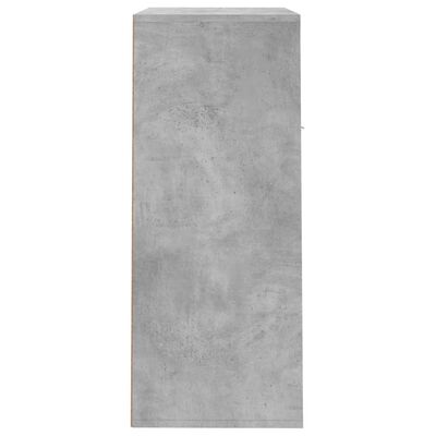 vidaXL Botník betonově šedý 60 x 35 x 84 cm dřevotříska