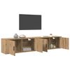 vidaXL N&aacute;stěnn&yacute; TV skř&iacute;ňov&yacute; set N&aacute;stěnn&yacute; 2 pcs Artisanov&yacute; dub