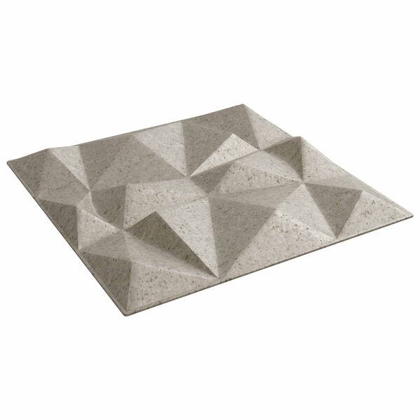 vidaXL N&aacute;stěnn&eacute; panely 12 pcs Diamantov&yacute; beton 50 x 50 cm XPS pěna