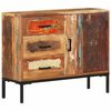 vidaXL Př&iacute;born&iacute;k 88 x 30 x 73 cm masivn&iacute; recyklovan&eacute; dřevo