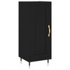 vidaXL Skř&iacute;ň highboard čern&aacute; 34,5 x 34 x 180 cm kompozitn&iacute; dřevo
