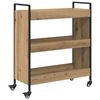 vidaXL Kuchyňsk&yacute; voz&iacute;k Artisanov&yacute; dub 70 x 30 x 82 cm Kompozitn&iacute; dřevo