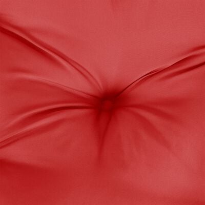 vidaXL Poduška na palety červená 60 x 60 x 12 cm textil