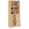 vidaXL Skř&iacute;ň highboard dub sonoma 69,5 x 34 x 180 cm kompozitn&iacute; dřevo