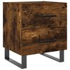 vidaXL Nočn&iacute; stolek kouřov&yacute; dub 40 x 35 x 47,5 cm kompozitn&iacute; dřevo