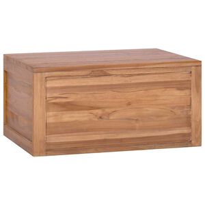 vidaXL N&aacute;stěnn&aacute; koupelnov&aacute; skř&iacute;ňka 60x45x30 cm masivn&iacute; teakov&eacute; dřevo