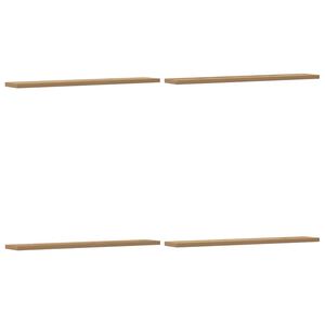 vidaXL N&aacute;stěnn&eacute; police 4 ks dub artisan 60x20x1,5 cm kompozitn&iacute; dřevo
