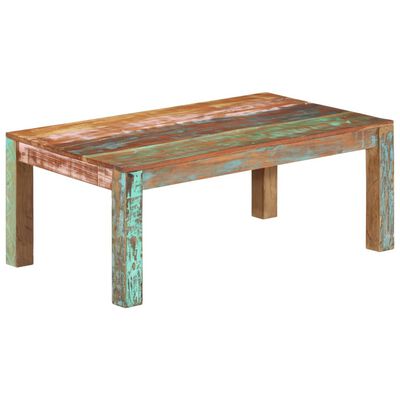 vidaXL Konferenční stolek masivní recyklované dřevo 100 x 60 x 40 cm