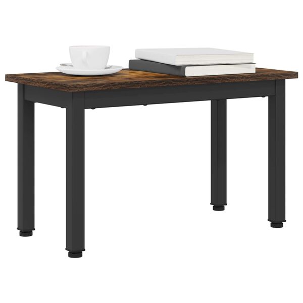 vidaXL Konferenčn&iacute; stolek Kouřov&yacute; dub 60 x 30 x 36 cm kompozitn&iacute; dřevo