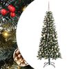 vidaXL Uměl&yacute; v&aacute;nočn&iacute; stromeček Zelen&aacute; 150 cm PVC, plast a ocel