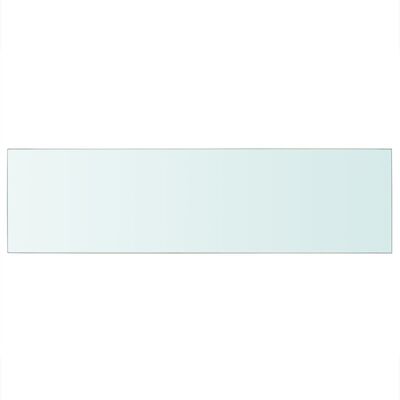 vidaXL Policová deska sklo čiré 90x25 cm