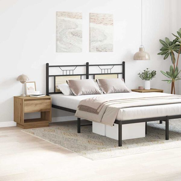 vidaXL Nočn&iacute; stolek se z&aacute;suvkou 2 pcs Artisanov&yacute; dub 45 x 34 x 44 cm