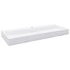vidaXL Umyvadlo 120 x 46 x 11 cm miner&aacute;ln&iacute;/mramorov&yacute; kompozit b&iacute;l&eacute;