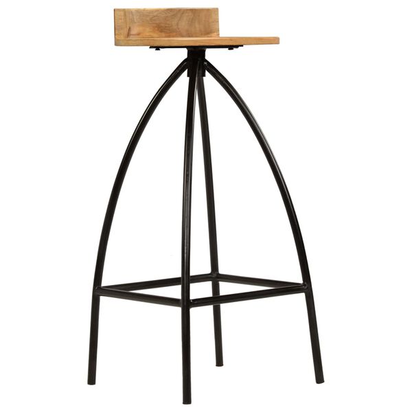 vidaXL Barov&eacute; židle 2 ks masivn&iacute; mangovn&iacute;kov&eacute; dřevo