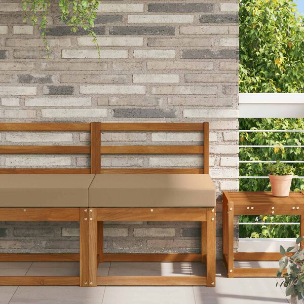 vidaXL Venkovn&iacute; pol&scaron;t&aacute;ř na pohovku Taupe 60 x 60 x 8 cm Polyester