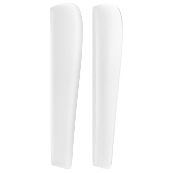 vidaXL Čelo postele typu ušák bílé 93 x 23 x 118/128 cm umělá kůže