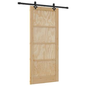 vidaXL Posuvn&eacute; dveře ORKDAL 86 x 198,5 cm Masivn&iacute; borovicov&eacute; dřevo