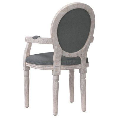 vidaXL Jídelní židle tmavě šedá 54 x 56 x 96,5 cm textil