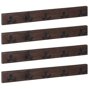 vidaXL H&aacute;ček Hněd&aacute; 60 x 7 x 8 cm Masivn&iacute; obnovovan&eacute; dřevo