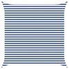 vidaXL Slunečn&iacute; plachta Modr&aacute; a b&iacute;l&aacute; 4 x 4 m 100% polyester Oxford