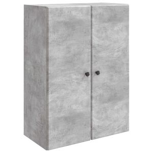vidaXL N&aacute;stěnn&aacute; skř&iacute;ň Betonově &scaron;ed&aacute; 66 x 34,5 x 90 cm Kompozitn&iacute; dřevo