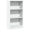 vidaXL Knihovna b&iacute;l&aacute; 60 x 24 x 109 cm kompozitn&iacute; dřevo