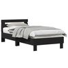 vidaXL R&aacute;m postele Čern&yacute; dub 203 x 95 x 70 cm Kompozitn&iacute; dřevo