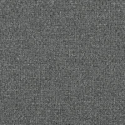 vidaXL Chesterfield pohovka 2místná tmavě šedá textil