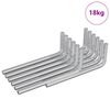 vidaXL &Scaron;estihrann&yacute; kl&iacute;č 2118 pcs Stř&iacute;brn&aacute; 32 x 86 mm Ocel