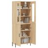 vidaXL Skř&iacute;ň highboard dub sonoma 69,5 x 34 x 180 cm kompozitn&iacute; dřevo
