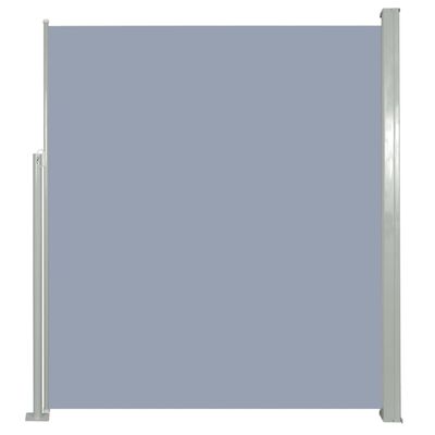 vidaXL Zatahovací boční markýza 160 x 300 cm šedá