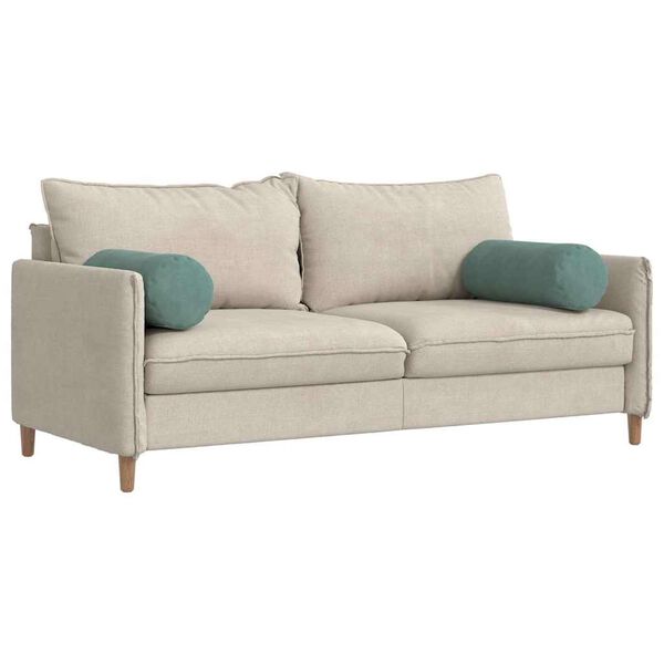 vidaXL Pol&scaron;t&aacute;ře 2 pcs Mořsk&aacute; zelen&aacute; &Oslash; 25 x 70 cm Žebrovan&aacute; l&aacute;tka