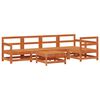 vidaXL Zahradn&iacute; lounge set 7 pcs Voskově Hněd&aacute; Masivn&iacute; borovice