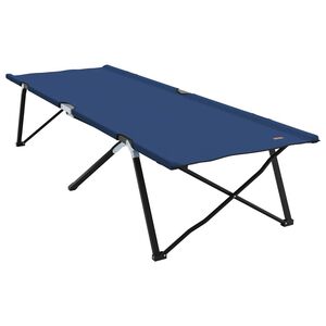 vidaXL Skl&aacute;dac&iacute; kempingov&aacute; postel Modr&aacute; 206 x 76 x 74 cm Oxford a Ocel