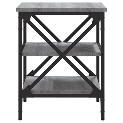 vidaXL Odkládací stolek šedý sonoma 40 x 42 x 50 cm kompozitní dřevo