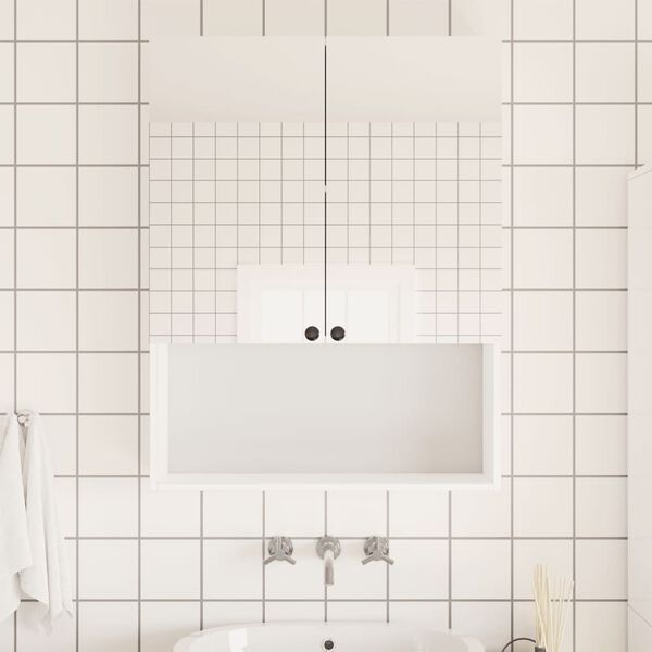 vidaXL Zrcadlov&eacute; f&oacute;lie 2 ks samolepic&iacute; 60 x 200 cm PET