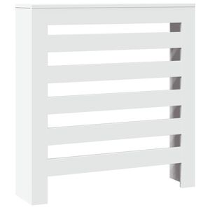vidaXL Kryt radi&aacute;toru B&iacute;l&aacute; 78 x 20 x 82 cm Kompozitn&iacute; dřevo